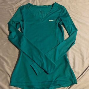 EUC V-Neck Nike Dri-Fit Long Sleeve